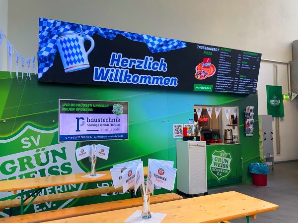 LED Videowall – SV Grün-Weiß Schwerin e.V.