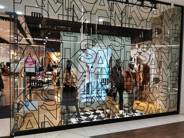 Schaufensterbeklebung – Kressmann Modehaus