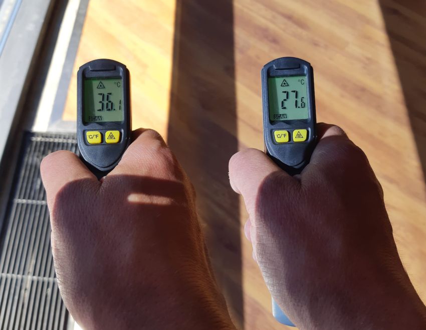 Sonnenschutzfolie für Flachglas