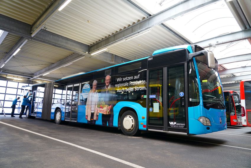 Busbeklebung Wemag